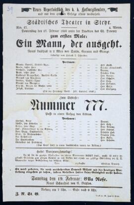 Ein Mann, der ausgeht (17.2.1859)