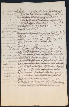 Paul Peuerl an Herrn Spannesberger (17.08.1609)