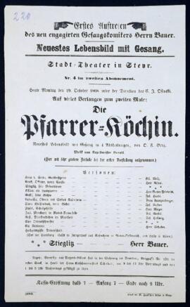 Die Pfarrer-Köchin (19.10.1868)