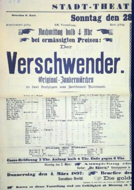 Der Verschwender (28.2.1897)