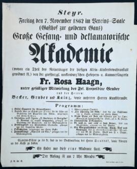 Akademie (7.11.1862)