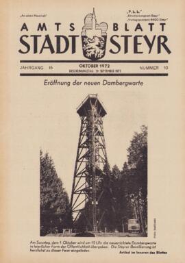 Amtsblatt Jg. 15/Nr. 10: Oktober 1972