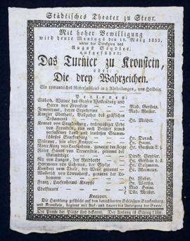 Das Turnier zu Kronstein (11.3.1833)