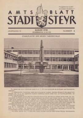 Amtsblatt Jg. 13/Nr. 8: August 1970