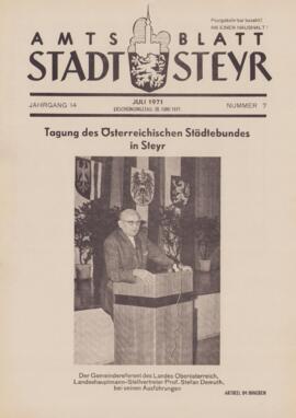 Amtsblatt Jg. 14/Nr. 7: Juli 1971