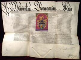 Wappen- und Lehensbrief von Kaiser Maximilian II. (28.6.1568)