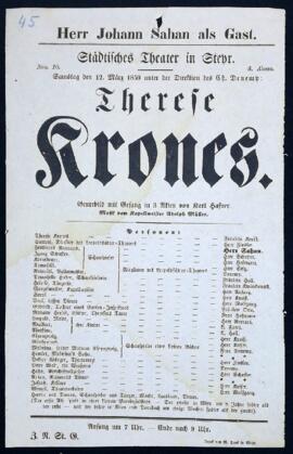 Therese Krones (12.3.1859)