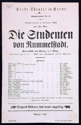 Die Studenten von Rummelstadt (9.10.1864)