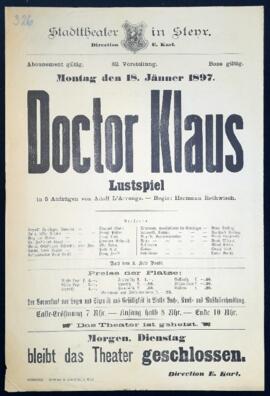 Doctor Klaus (18.1.1897)