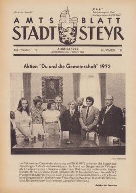 Amtsblatt Jg. 15/Nr. 8: August 1972
