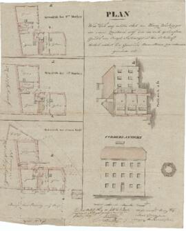 Sierninger Straße 116: Errichtung des Gebäudes, 2.Plan von Karl Hueber jun. (27.03.1839)