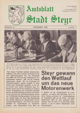 Amtsblatt Jg. 21/Nr. 11: November 1978