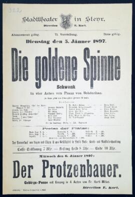 Die goldene Spinne (5.1.1897)