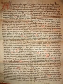 Großes Privileg, deutsche Abschrift (1287)