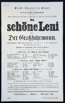 Die schöne Leni (18.10.1868)