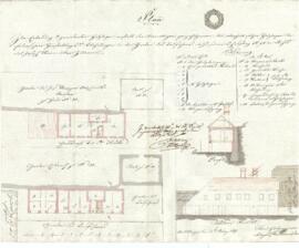 Jägermayrstiege 2: Errichtung des Gebäudes, Plan von Karl Hueber junior (02.03.1837)