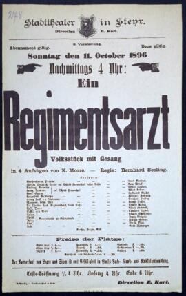 Ein Regimentsarzt (11.10.1896)