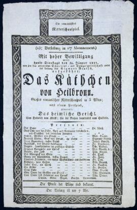 Das Käthchen von Heilbronn (30.1.1827)