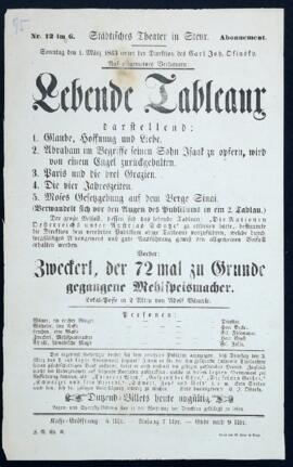 Lebende Tableaux (1.3.1863)