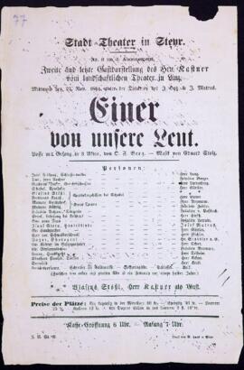 Einer von unsere Leut (27.11.1861)