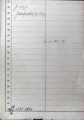 Erwerbung Judenfriedhof (1944)