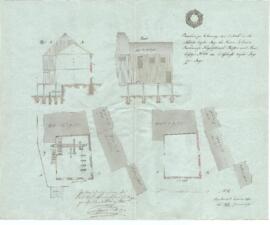 Wehrgrabengasse 9: Aufstockung der Schleife, Plan von Karl Stohl (21.02.1841)