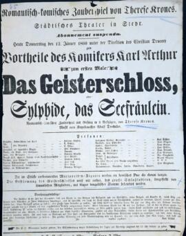 Das Geisterschloss (12.1.1860)