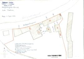 Situationsplan Wehrgrabengasse 45–49 (1951)