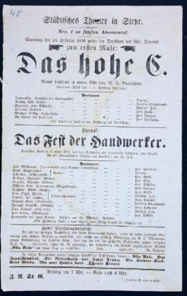 Das hohe C (19.2.1859)