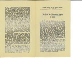 Der Turm der Margareten-Kapelle in Steyr. Separat-Abdruck aus der Steyrer Zeitung vom 6. August 1903