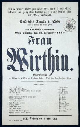 Frau Wirthin (23.11.1857)