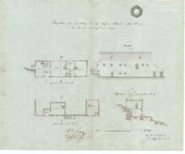 Wolfernstraße 7: Umabu, Plan von Karl Stohl (01.06.1840)