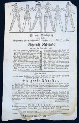 Gymnastische Künstler-Gesellschaft unter der Direktion von Elisabeth Schmiedt:Die große Ascension...