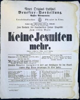 Keine Jesuiten mehr (Linz, 20.8.1850)