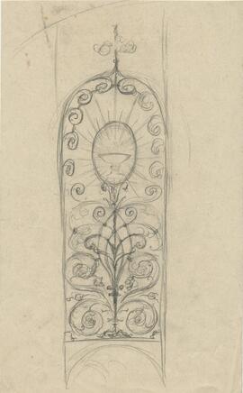 Entwurfzeichnung mit Kelch (o. J.)