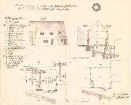 Wehrgrabengasse 4: Einreichplan Errichtung des ersten Obergeschosses, Plan von Karl Stohl (14.08....