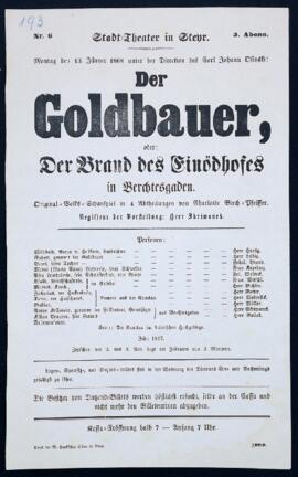 Der Goldbauer (13.1.1868)