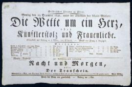 Die Wette um ein Herz (19.12.1842)