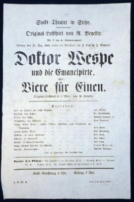 Doktor Wespe und die Emancipirte (27.12.1864)