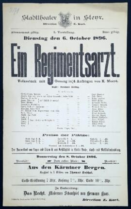 Ein Regimentsarzt (6.10.1896)