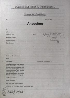 &Uuml;bersendung Judenmatriken (1942)