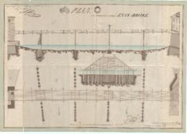Instandsetzung der Ennsbrücke, Plan von Johann Biekler (18.10.1846)