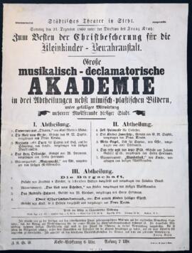 Große muskalisch-declamatorische Akademie (23.12.1860)