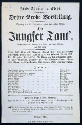 Die Jungfer Tant (25.9.1864)