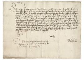 Vollmacht für den Ratsfreund Wolfgang Öfferl (1489 Sonntag nach Reminiscere)